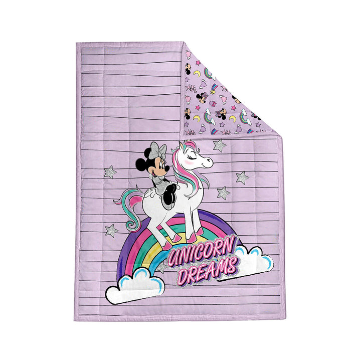 Disney Minnie & Unicorn Baby Quilted Blanket