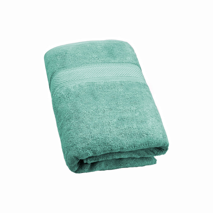 Blue Color Hypoallergenic Bamboo Towel with 525 GSM ( Bamboo & Cotton Blend Fibre, Odor Free, Antimicrobial Properties, Hypoallergenic, Fast Drying, Eco Friendly )