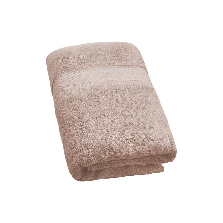 Beige Color Hypoallergenic Bamboo Towel with 525 GSM ( Bamboo & Cotton Blend Fibre, Odor Free, Antimicrobial Properties, Hypoallergenic, Fast Drying, Eco Friendly )