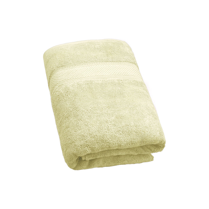 Lime Yellow Color Hypoallergenic Bamboo Towel with 525 GSM ( Bamboo & Cotton Blend Fibre, Odor Free, Antimicrobial Properties, Hypoallergenic, Fast Drying, Eco Friendly )