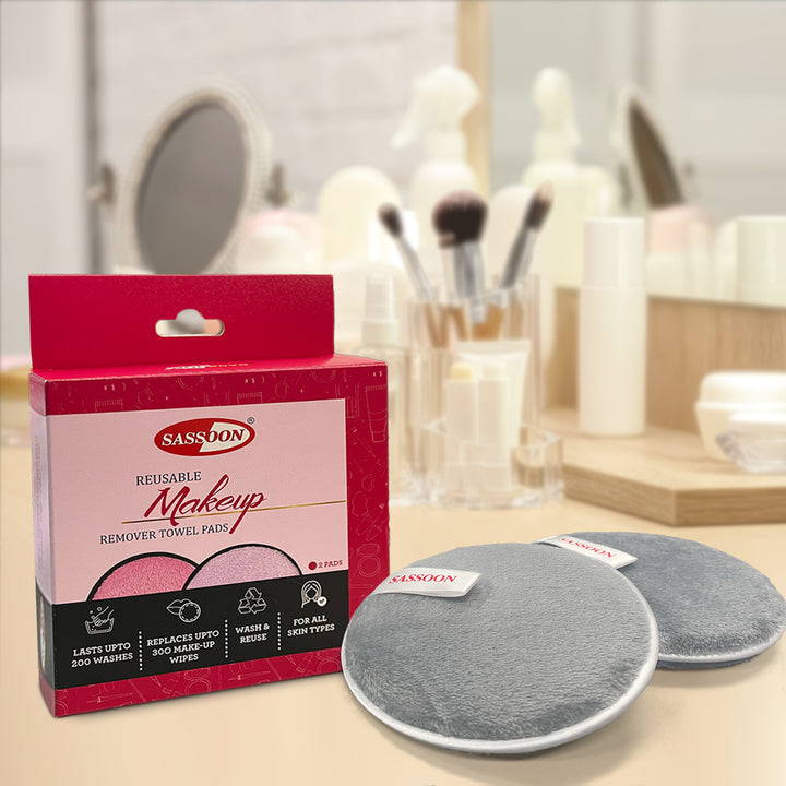 High Quality Makeup Remover Pad (For all skin types, reusable, highly absorbent, ultrasoft, quick drying, for all skin types )