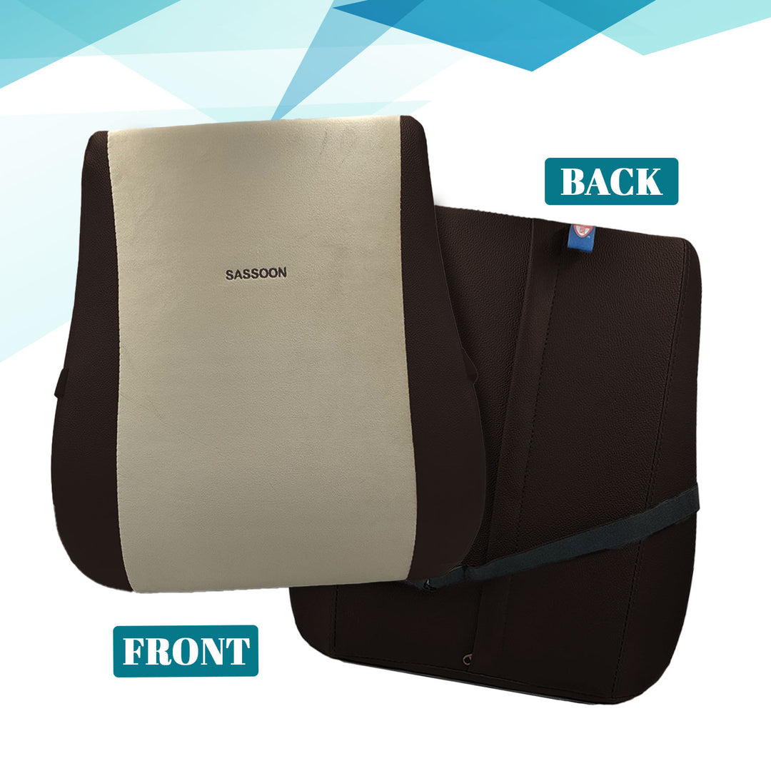 Orthopedic Back Support Pillow ( stylish, travel friendly, ergonomic design, doctor's recommended)