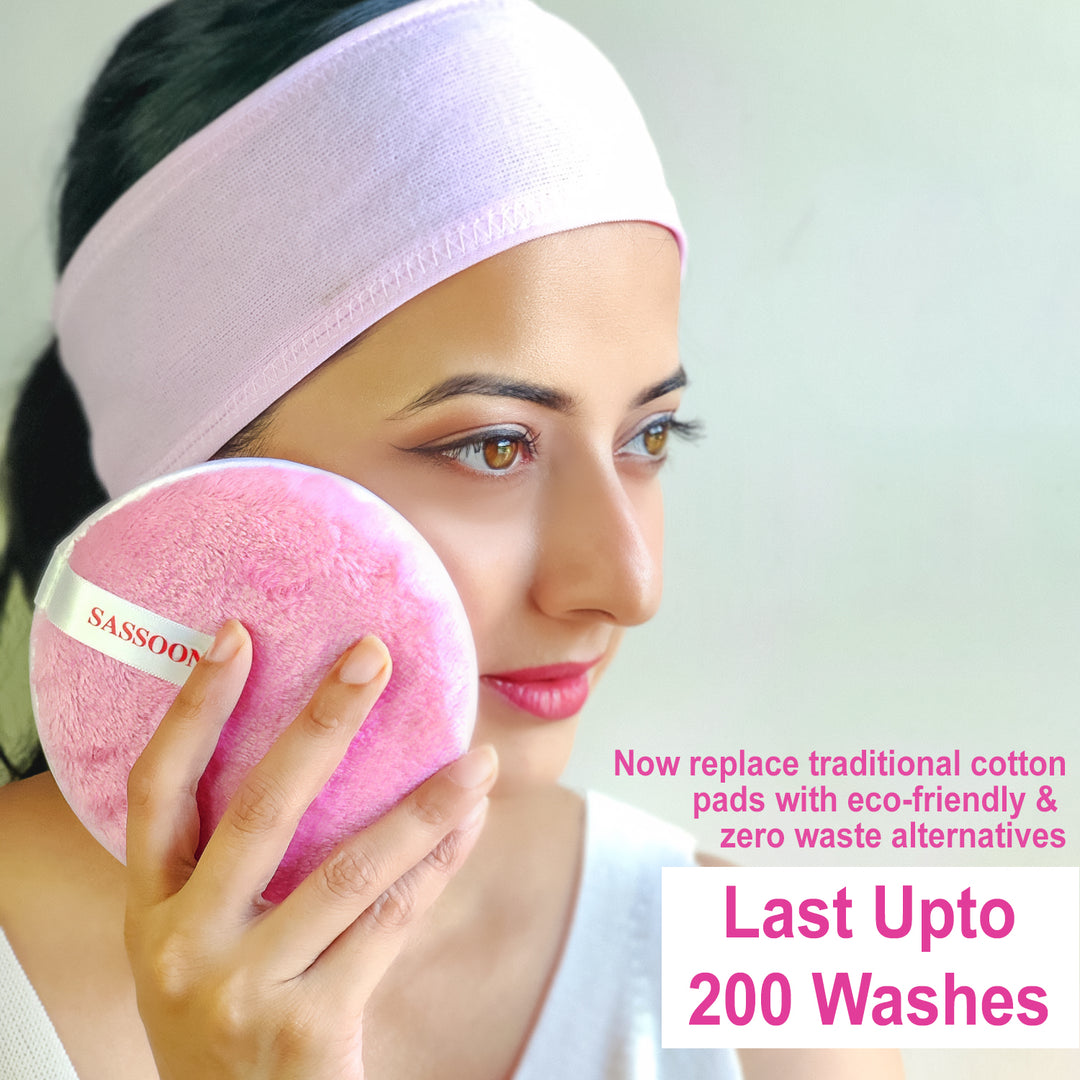 High Quality Makeup Remover Pad (For all skin types, reusable, highly absorbent, ultrasoft, quick drying, for all skin types )