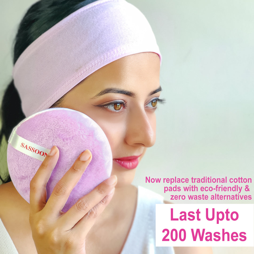 High Quality Makeup Remover Pad (For all skin types, reusable, highly absorbent, ultrasoft, quick drying, for all skin types )