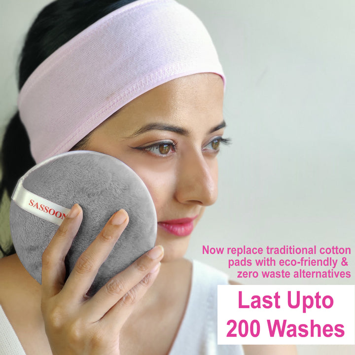 High Quality Makeup Remover Pad (For all skin types, reusable, highly absorbent, ultrasoft, quick drying, for all skin types )