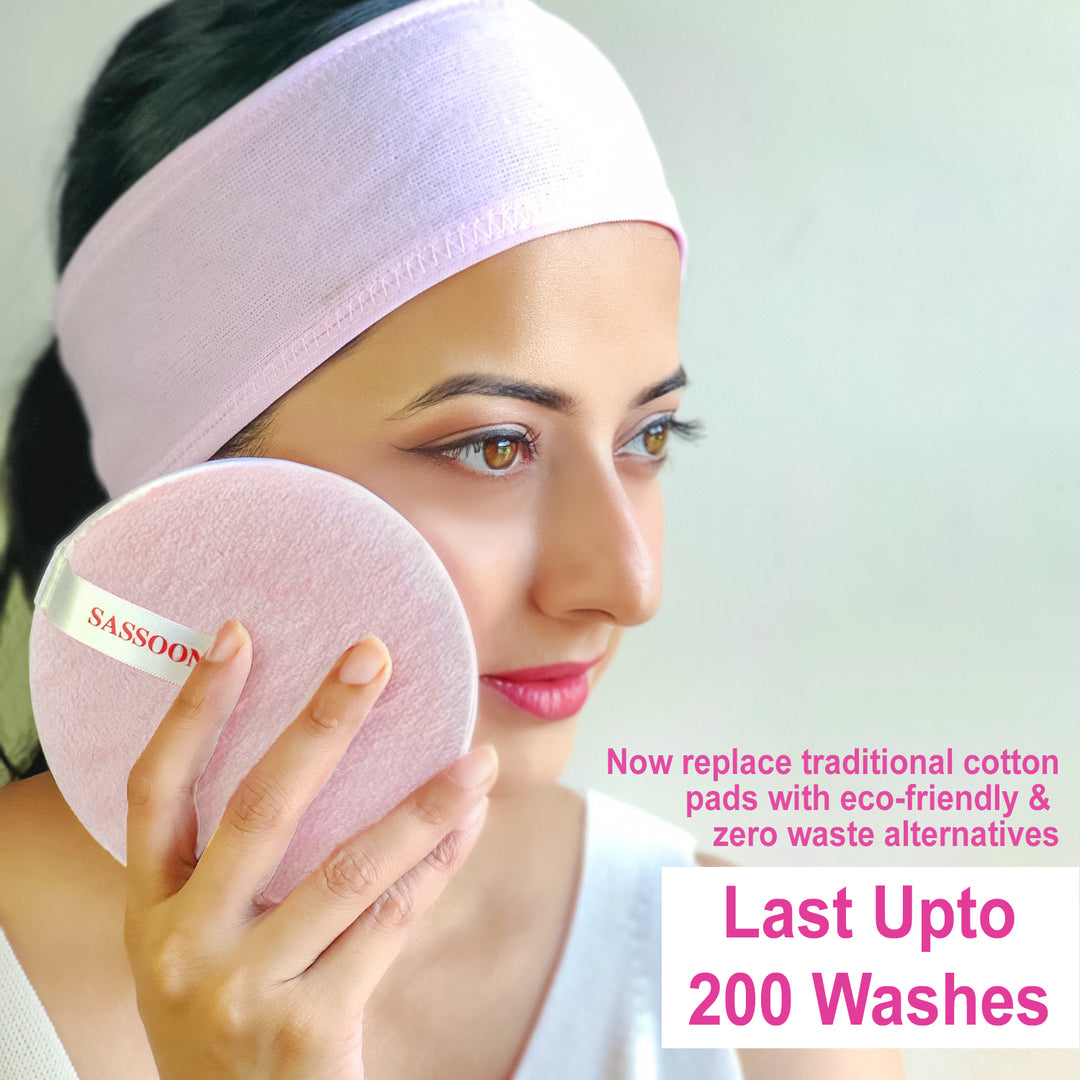 High Quality Makeup Remover Pad (For all skin types, reusable, highly absorbent, ultrasoft, quick drying, for all skin types )