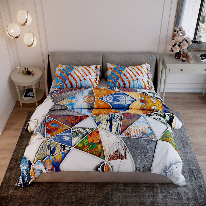 Super King Digital Printed Bedsheet - 500 TC , 100% Cotton, Ultrasoft, Vibrant print, Luxury look