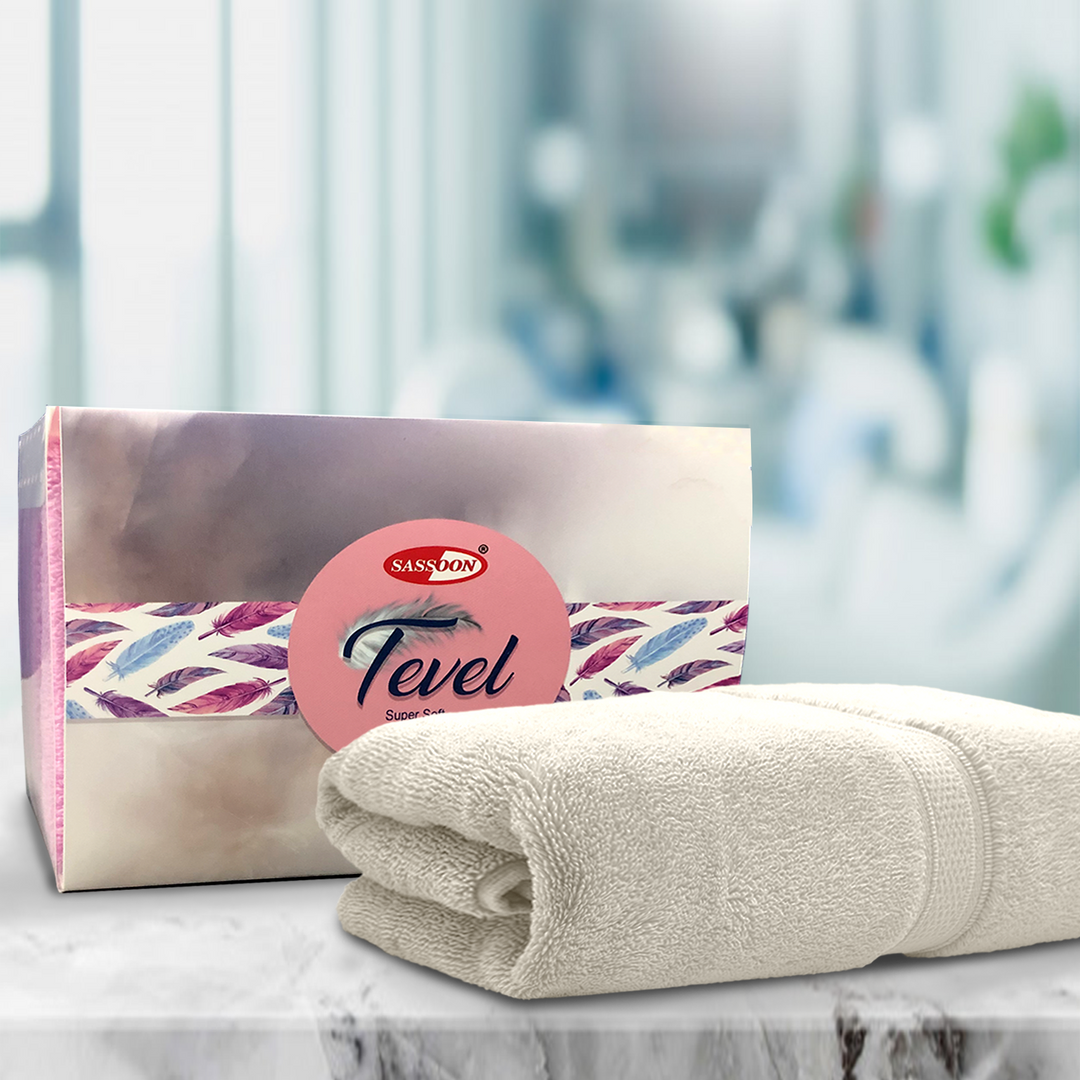 White Color Super Soft Zero Twist 100% Cotton Towel with 700 GSM ( 100% Cotton, Zero-Twist Fabric, Protection Against Microbial Allergies, Highly Absorbent, Lint and Fade Resistant) 