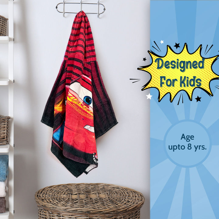 Cars Kids Hooded Towel in 400 GSM