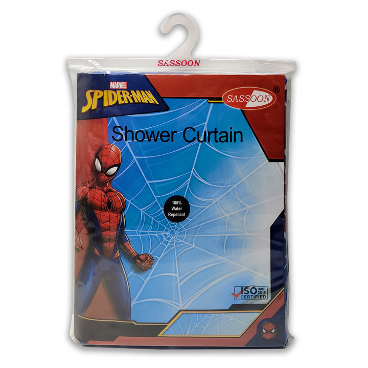 Spiderman shower curtain by Sassoon