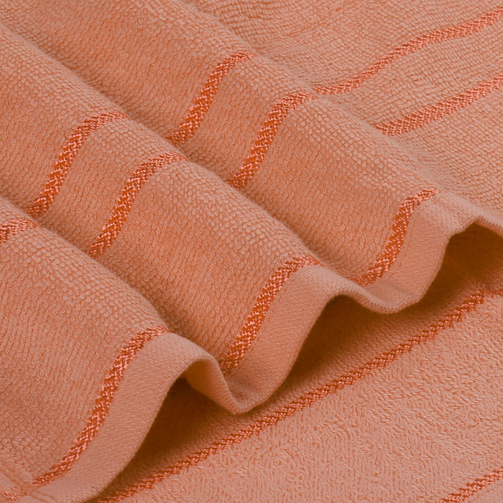 Peach Color 100% Cotton Bath Towel with 380 GSM