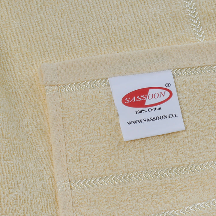 Cream Color 100% Cotton Bath Towel with 380 GSM