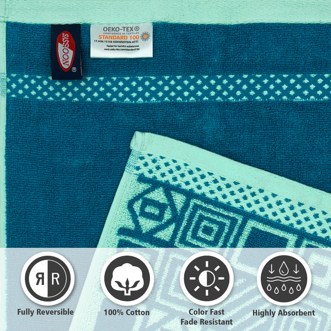 Light Blue Color Super Soft Zero Twist 100% Cotton Towel with 380 GSM ( 100% Cotton, Zero-Twist Fabric, Protection Against Microbial Allergies, Highly Absorbent, Lint and Fade Resistant)