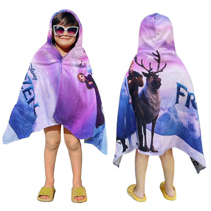 Disney Frozen Kids Hooded Towel in 400 GSM