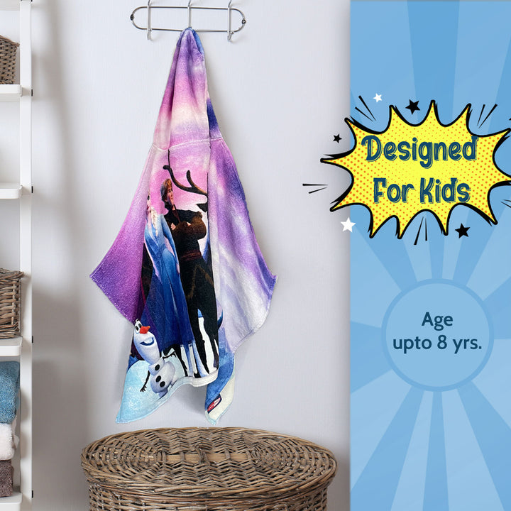 Disney Frozen Kids Hooded Towel in 400 GSM