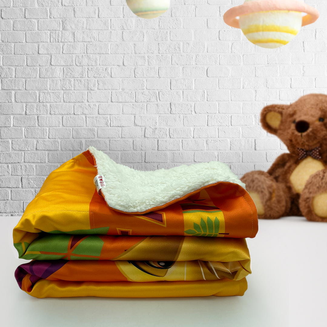 Disney Lion King Baby Blanket in 100% Polyester by Sassoon Fab (100 cm x 140 cm) multipurpose use. 