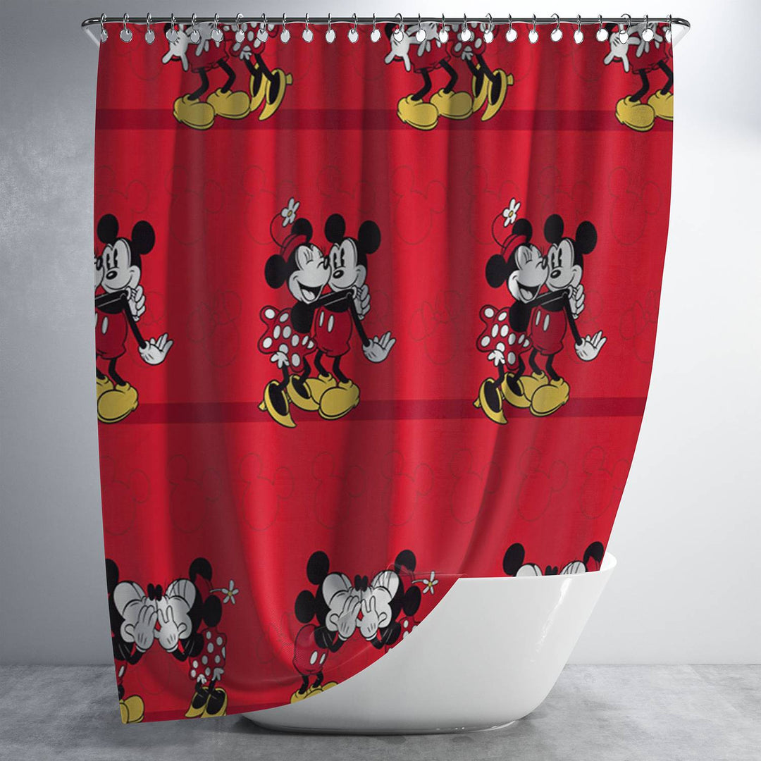 Mickey Minnie Shower Curtain for Kids