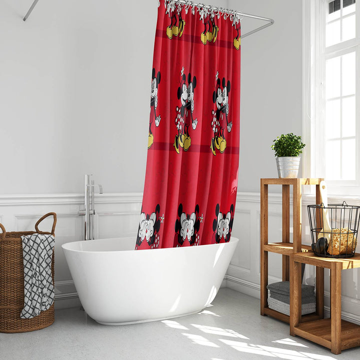 Mickey Minnie Shower Curtain for Kids