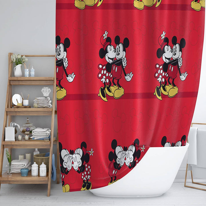 Mickey Minnie Shower Curtain for Kids