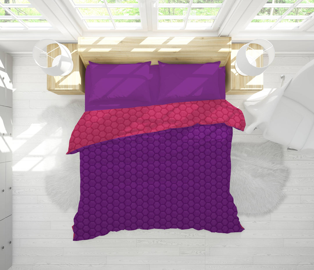 Reversible AC Quilt by Sassoon Purple