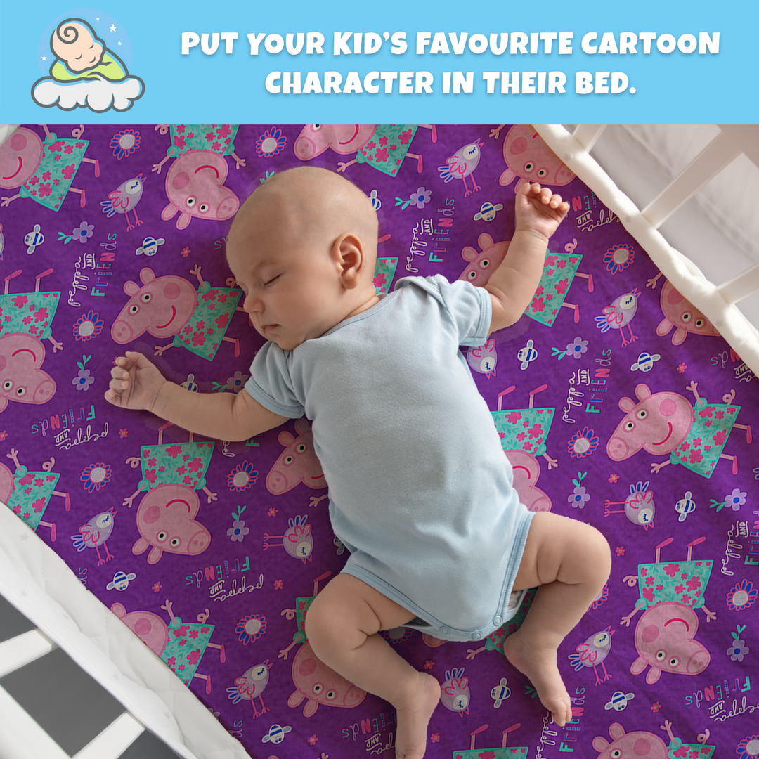 Peppa Pig Dry Sheet For Kids - Waterproof & Washable