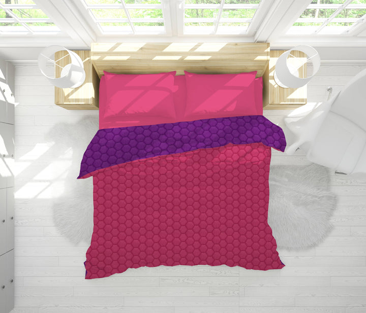 Reversible AC Quilt by Sassoon Pink