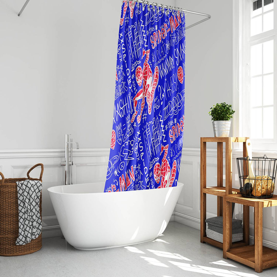 Spiderman shower curtain for Kids