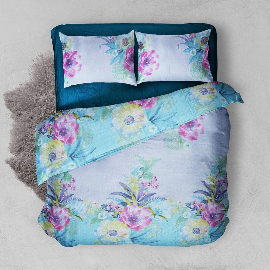 Chakarta bedsheet - Azure