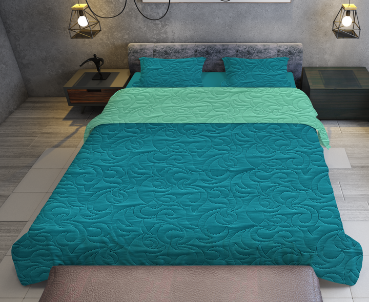 Green Quilt for bedrooms