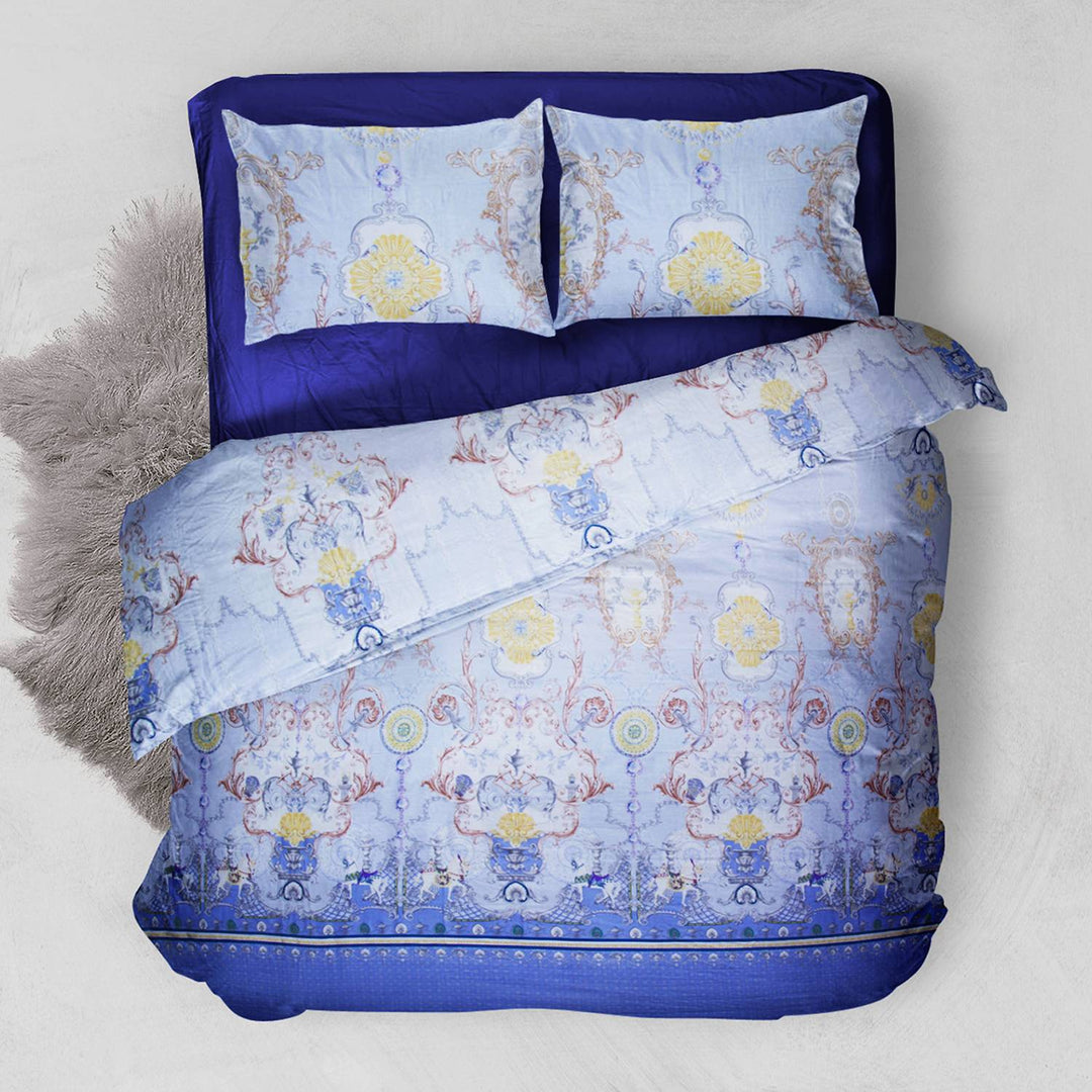 Chakarta bedsheet - Cobalt