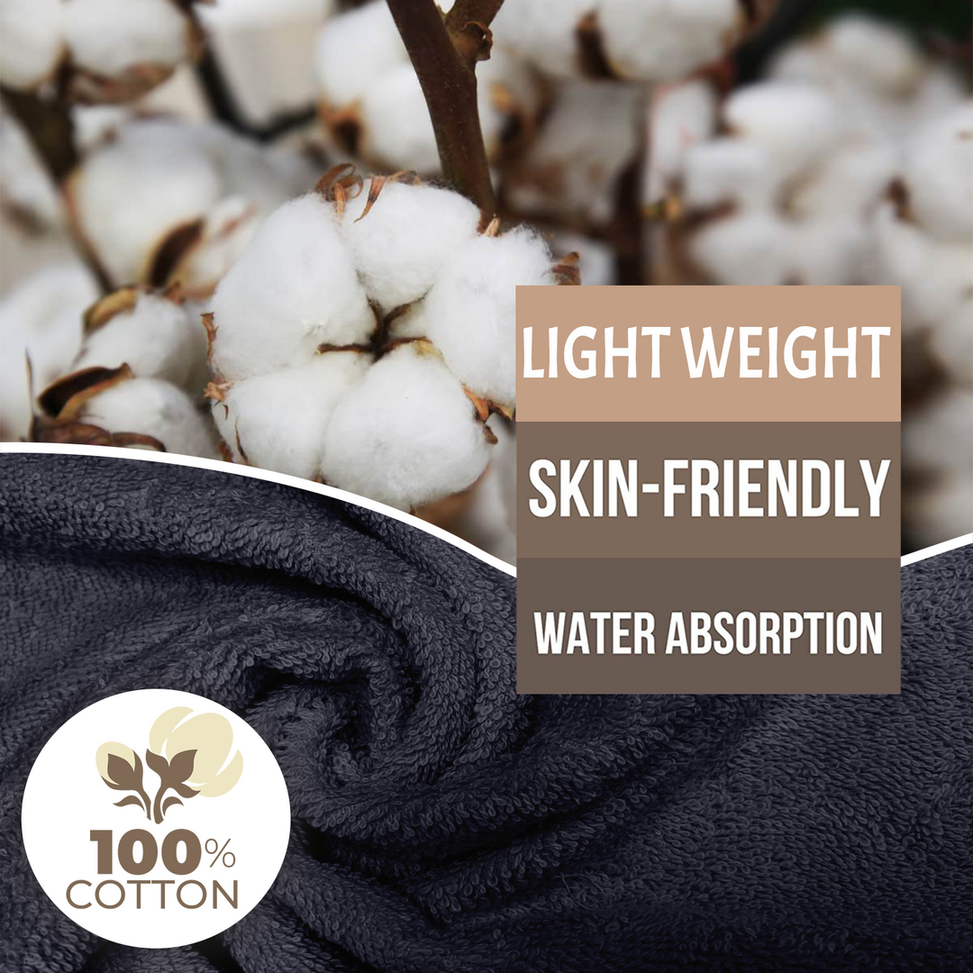 Blue Color 100% Cotton Bath towel with 450 GSM (100% Cotton, 450 GSM, Luxuriously soft on skin, Quick drying, Rich aesthetic, Variety of Vibrant Color, Spa-like feel, Multi-purpose uses) 