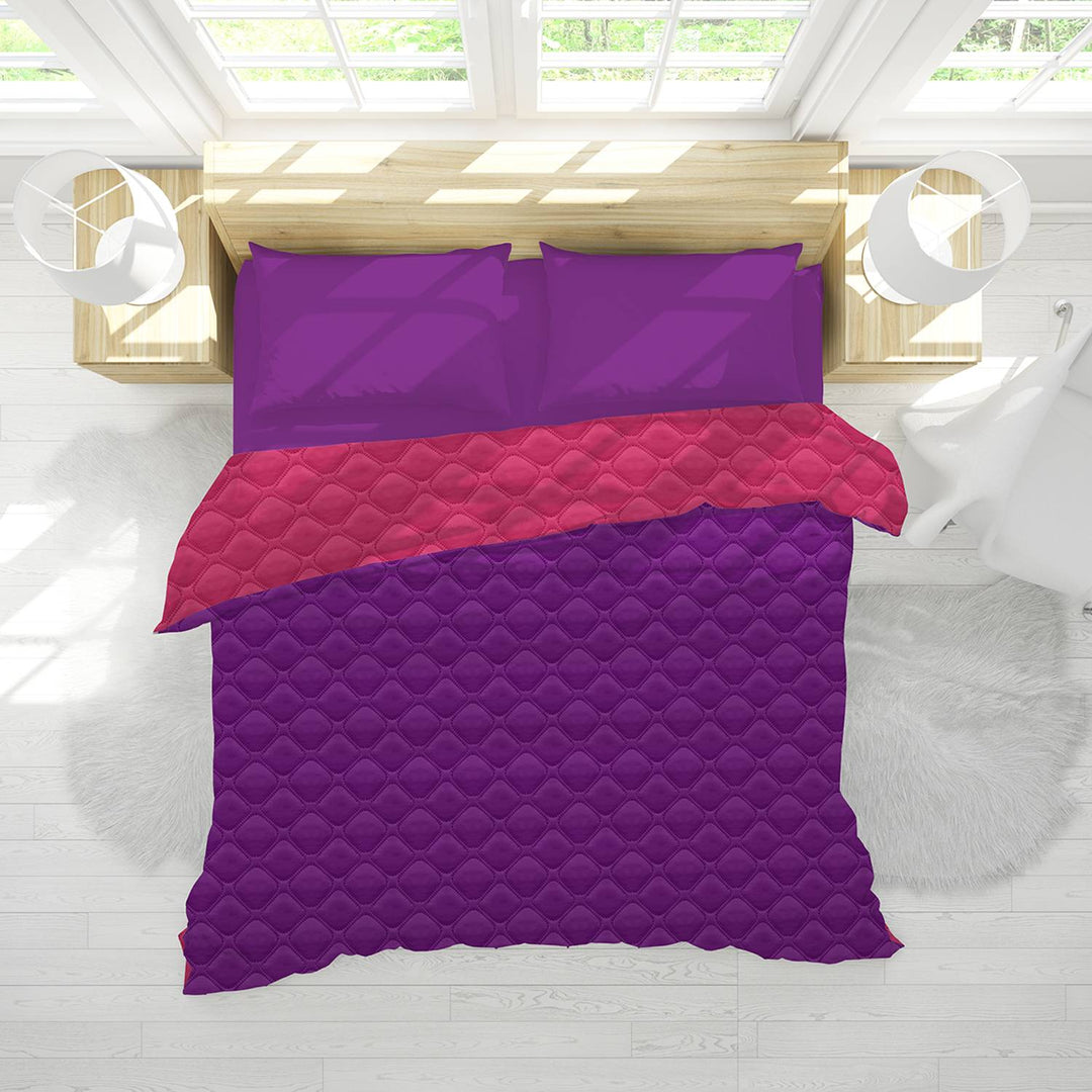 Reversible AC Quilt by Sassoon Purple