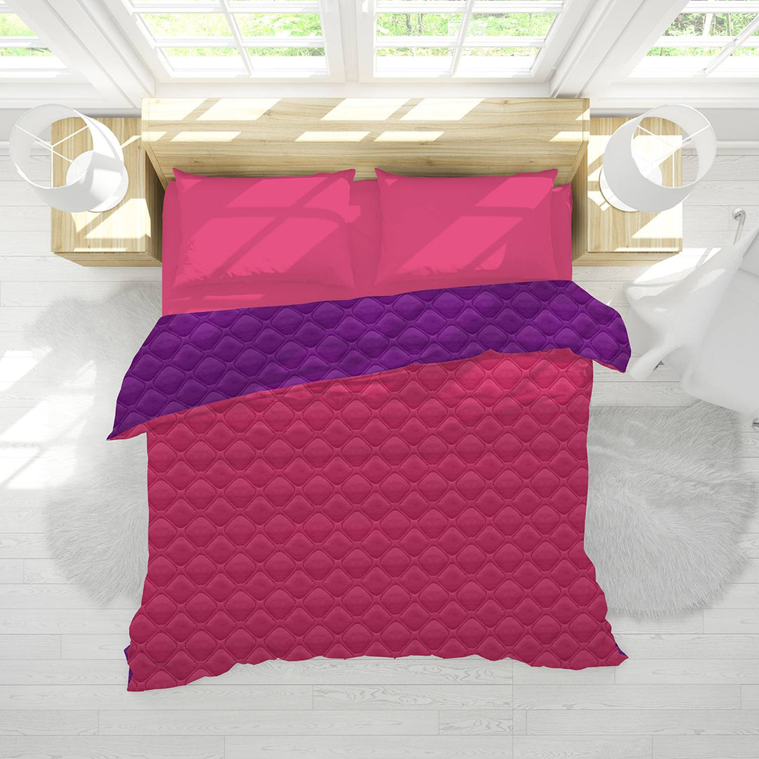 Reversible AC Quilt by Sassoon Pink