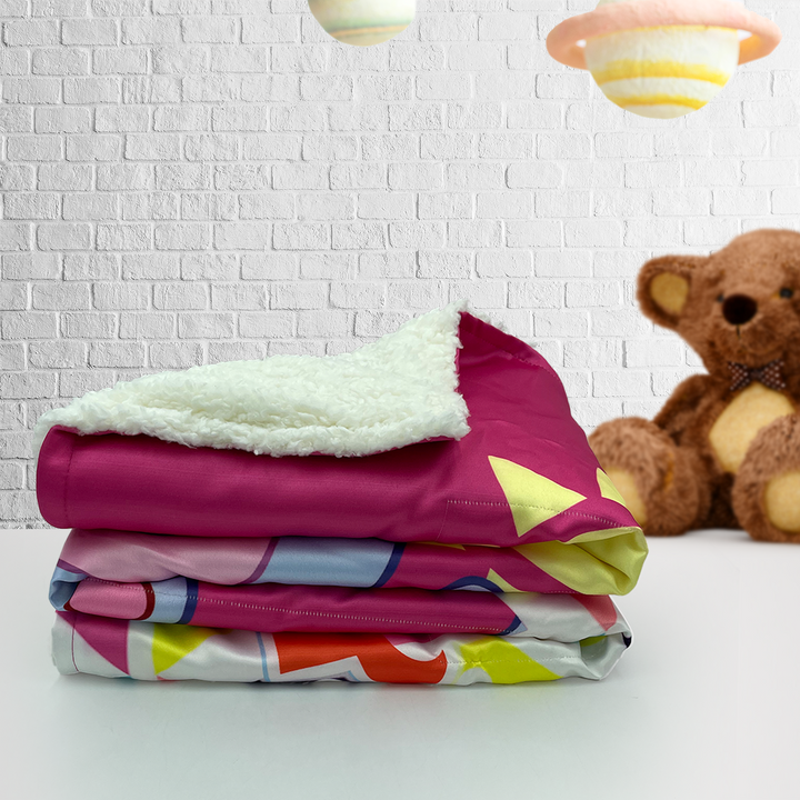 Dora Baby Blanket in 100% Polyester by Sassoon Fab (100 cm x 140 cm) multipurpose use. 