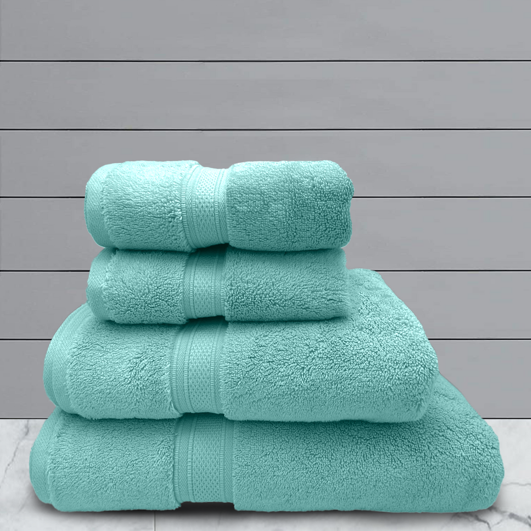 Tevel Super Soft Zero Twist 4 Pc Towel Gift Set in 700GSM