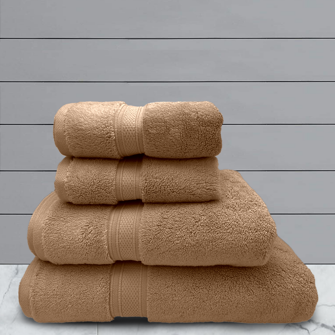 Tevel Super Soft Zero Twist 4 Pc Towel Gift Set in 700GSM