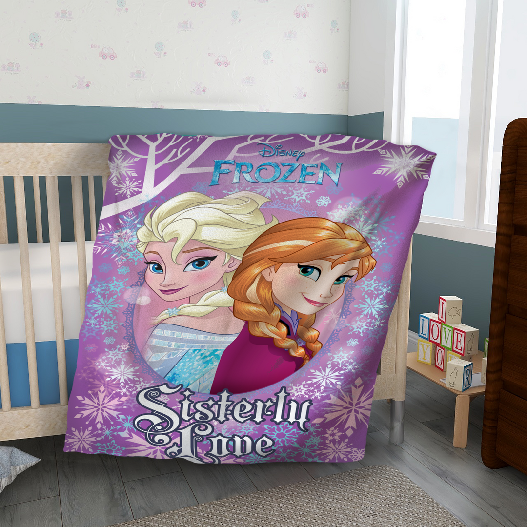 Disney Frozen Super Soft Baby Blanket in 100% Polyester by Sassoon Fab (100 cm x 140 cm) multipurpose use. 