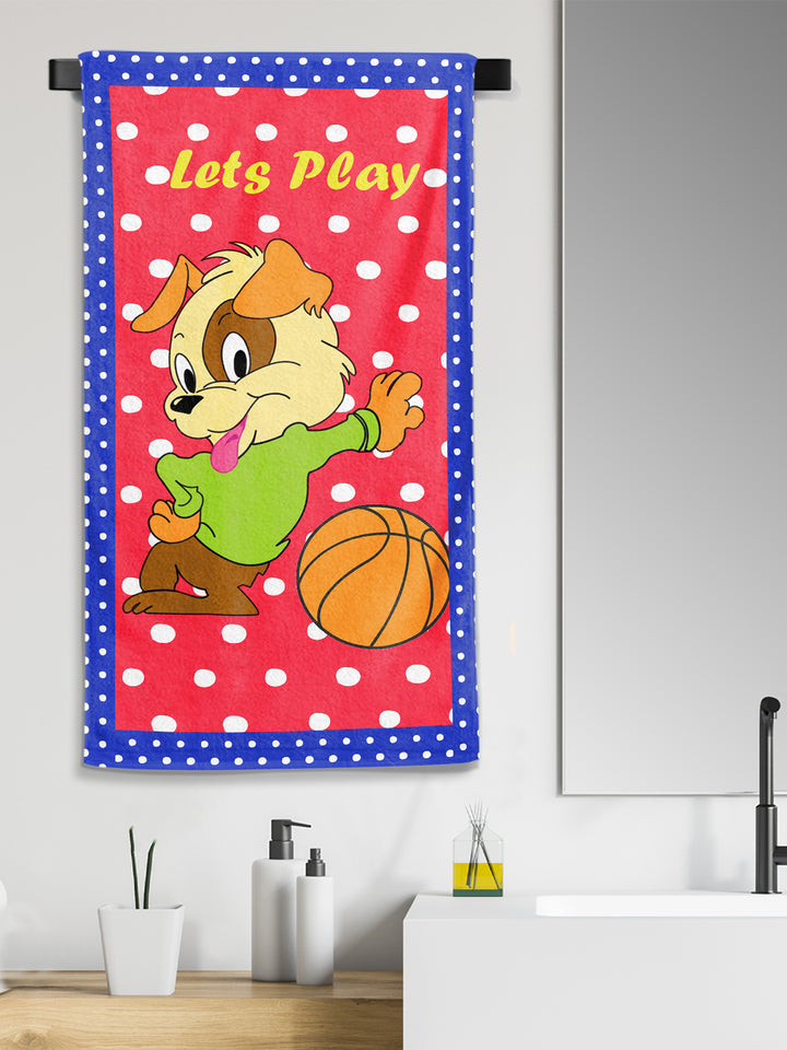 Cartoon Printed Cotton Kids Bath Towel (XL)– Official Merchandise