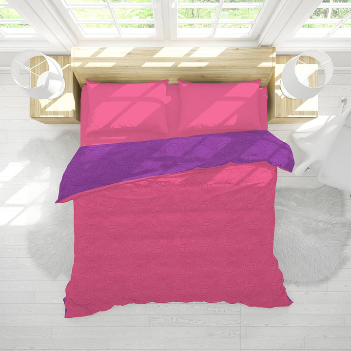 Reversible AC Quilt by Sassoon Pink