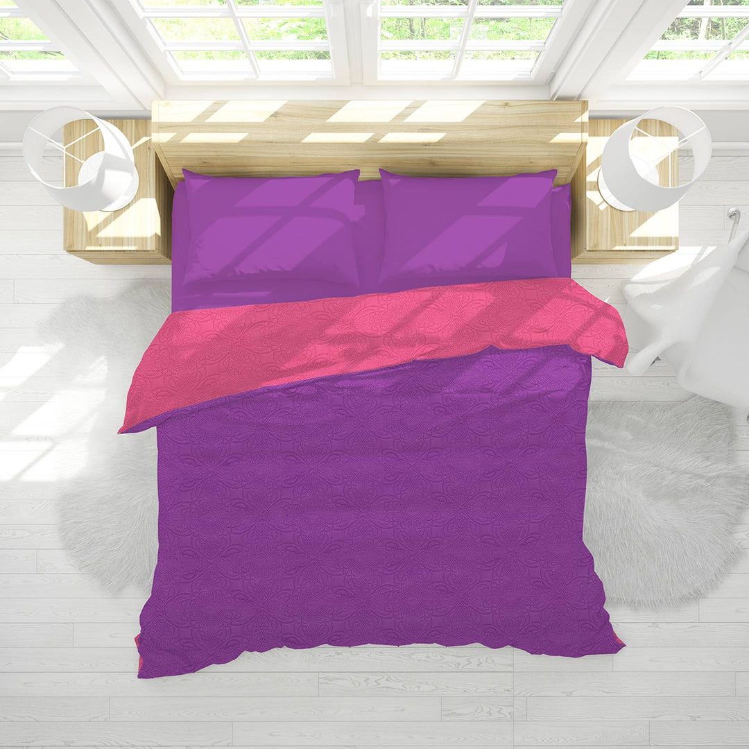 Reversible AC Quilt by Sassoon Purple