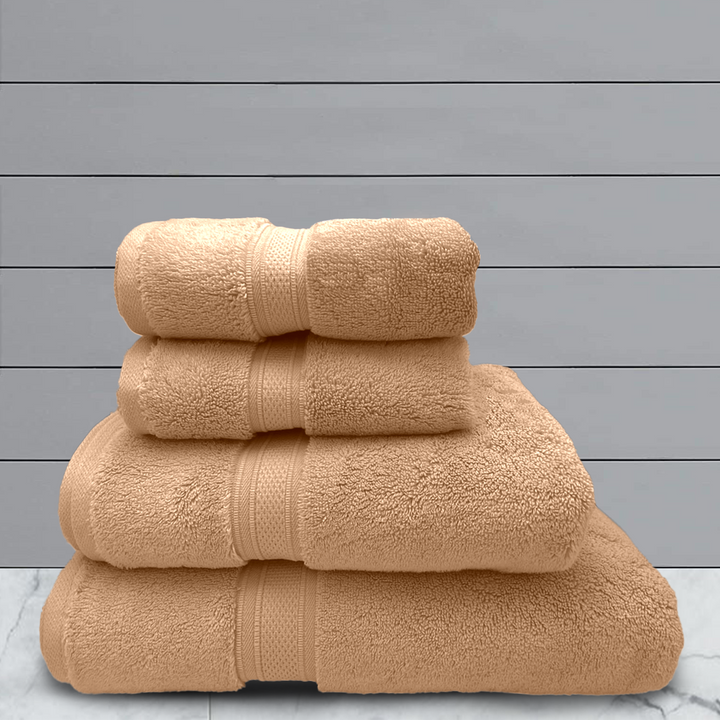 Tevel Super Soft Zero Twist 4 Pc Towel Gift Set in 700GSM