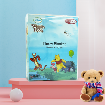 Disney Winnie The Pooh Throw Blanket with Gift Box