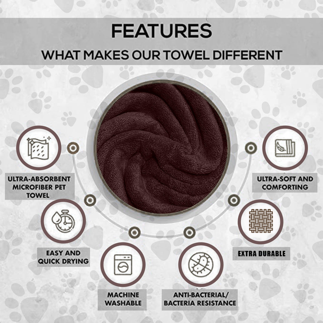 Features of Microfiber Pet Towel 